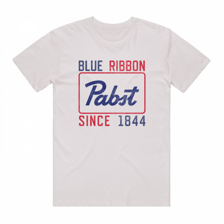 Pabst Blue Ribbon Since 1844 Retro Distressed T-Shirt